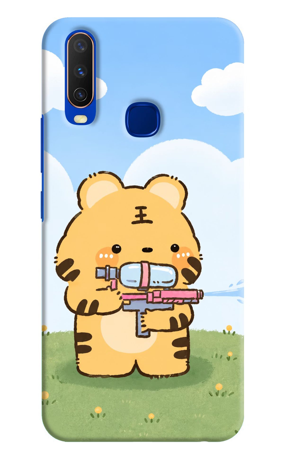 Tiger Treat Vivo Y15/Y17 Back Cover