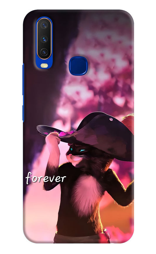 Forever Cat Vivo Y15/Y17 Hard Case Back Cover by Casekaro