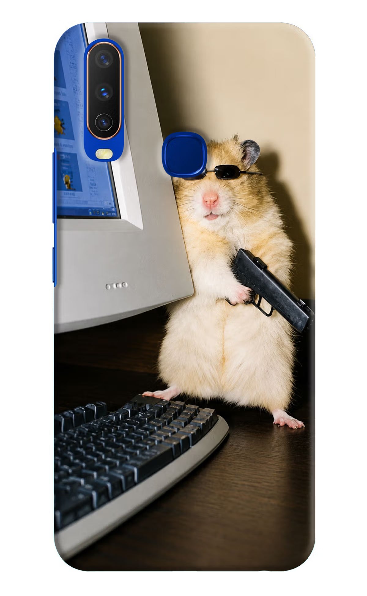 Hacker Hamster Vivo Y15/Y17 Back Cover