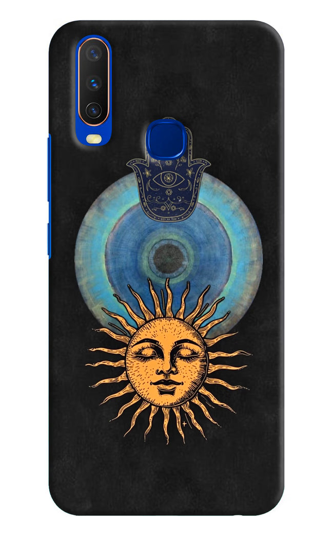 Divine Sun Vivo Y15/Y17 Hard Case Back Cover by Casekaro