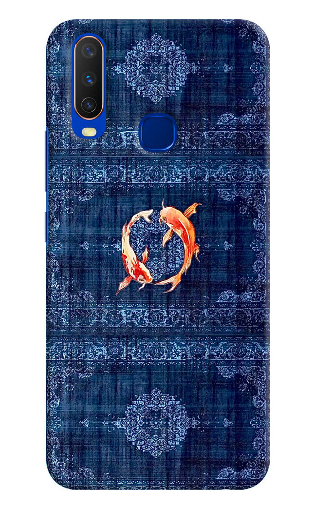 Koi Blue Vivo Y15/Y17 Hard Case Back Cover by Casekaro