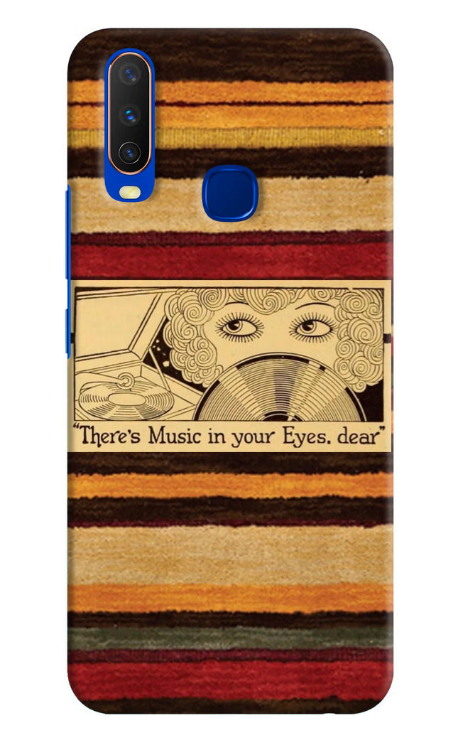 Vinyl Stripes Vivo Y15/Y17 Hard Case Back Cover by Casekaro