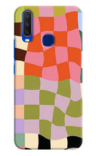 Wavy Grid Vivo Y15/Y17 Hard Case Back Cover by Casekaro