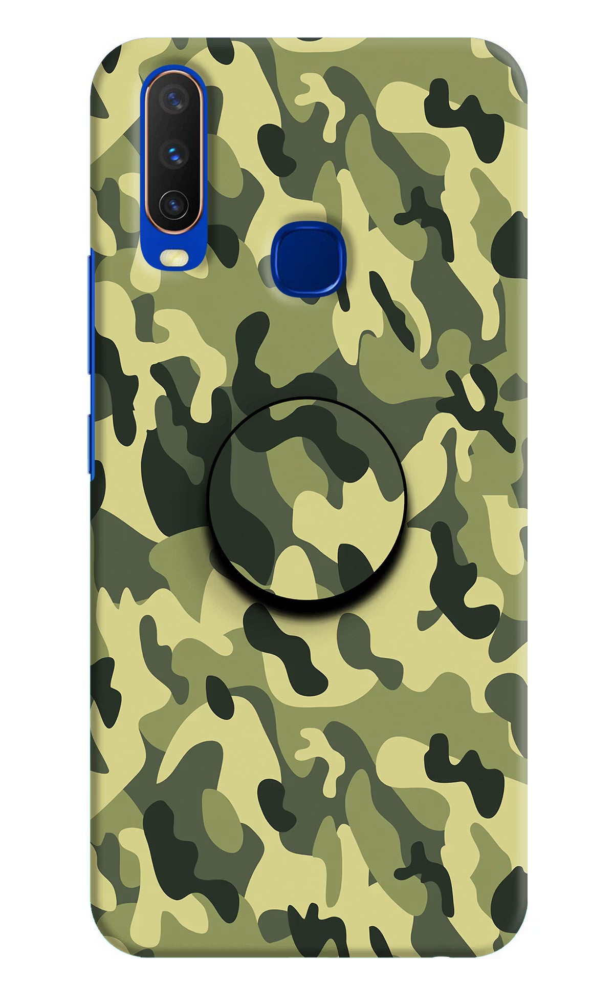 Camouflage Vivo Y15/Y17 Pop Case by Casekaro