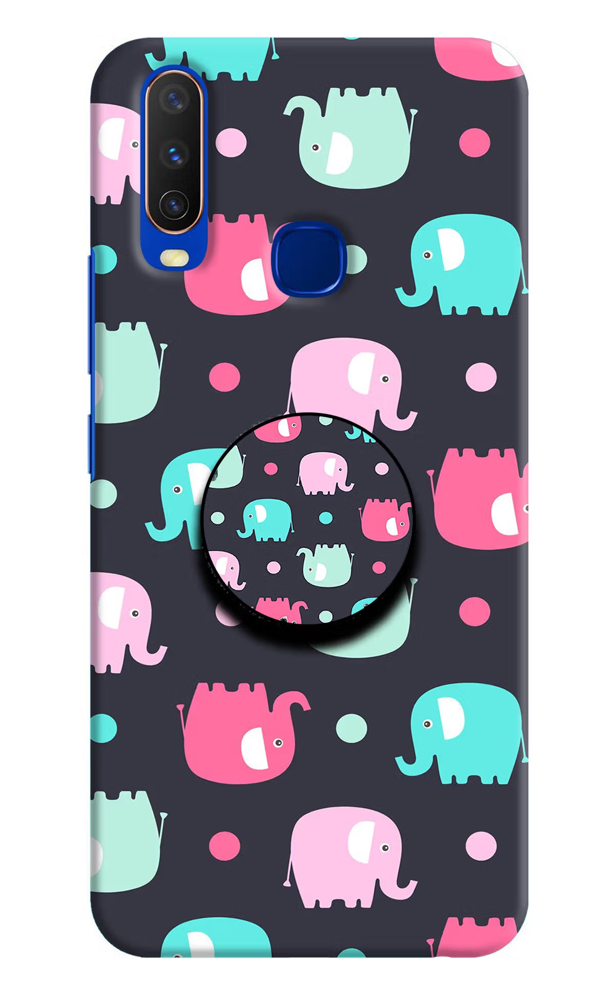 Baby Elephants Vivo Y15/Y17 Pop Case by Casekaro