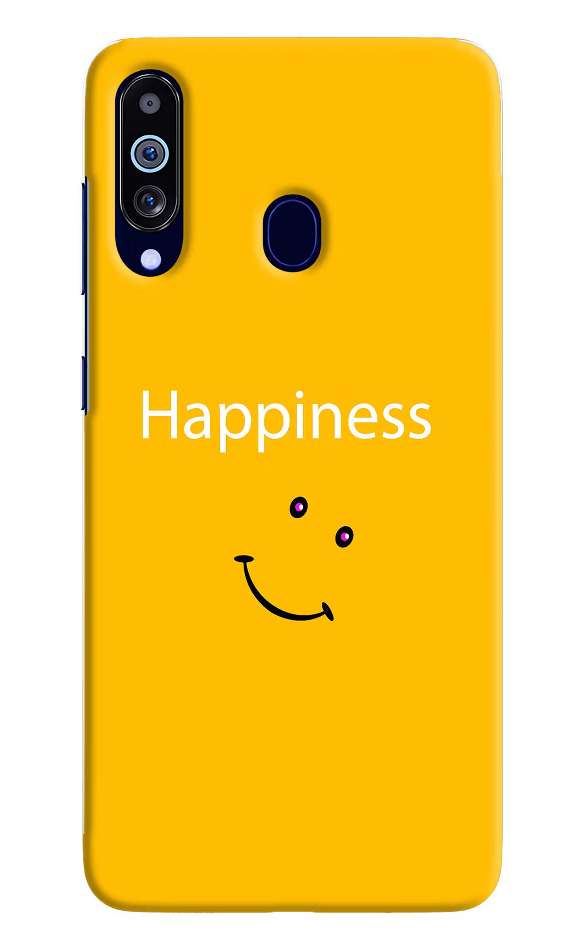 Happiness With Smiley Samsung M40/A60 Hard Case Back Cover by Casekaro