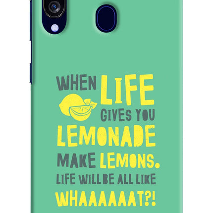 Quote Samsung M40/A60 Hard Case Back Cover by Casekaro