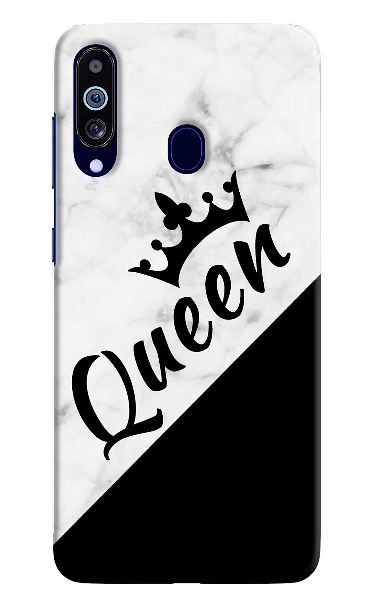 Queen Samsung M40/A60 Hard Case Back Cover by Casekaro