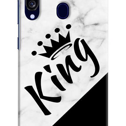 King Samsung M40/A60 Hard Case Back Cover by Casekaro