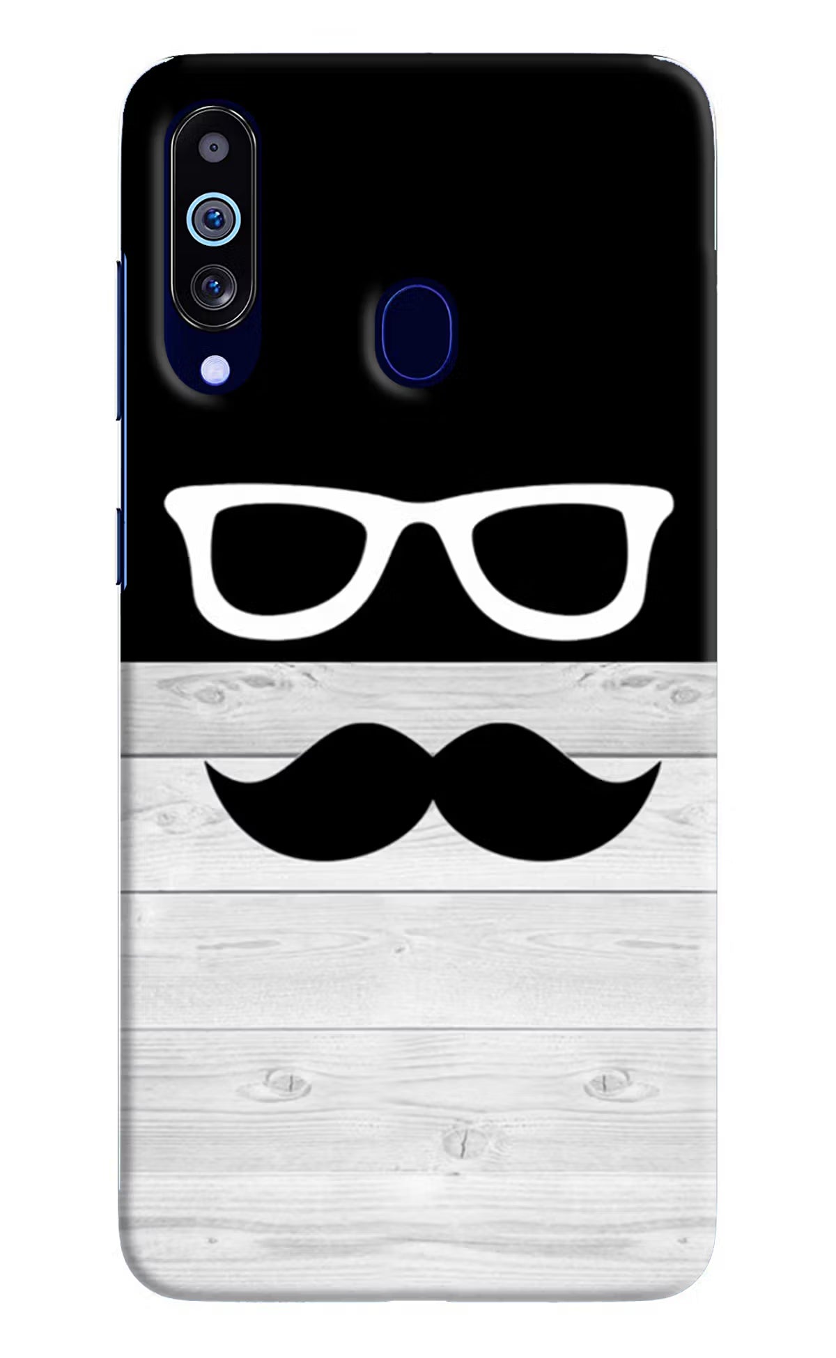 Mustache Samsung M40/A60 Hard Case Back Cover by Casekaro