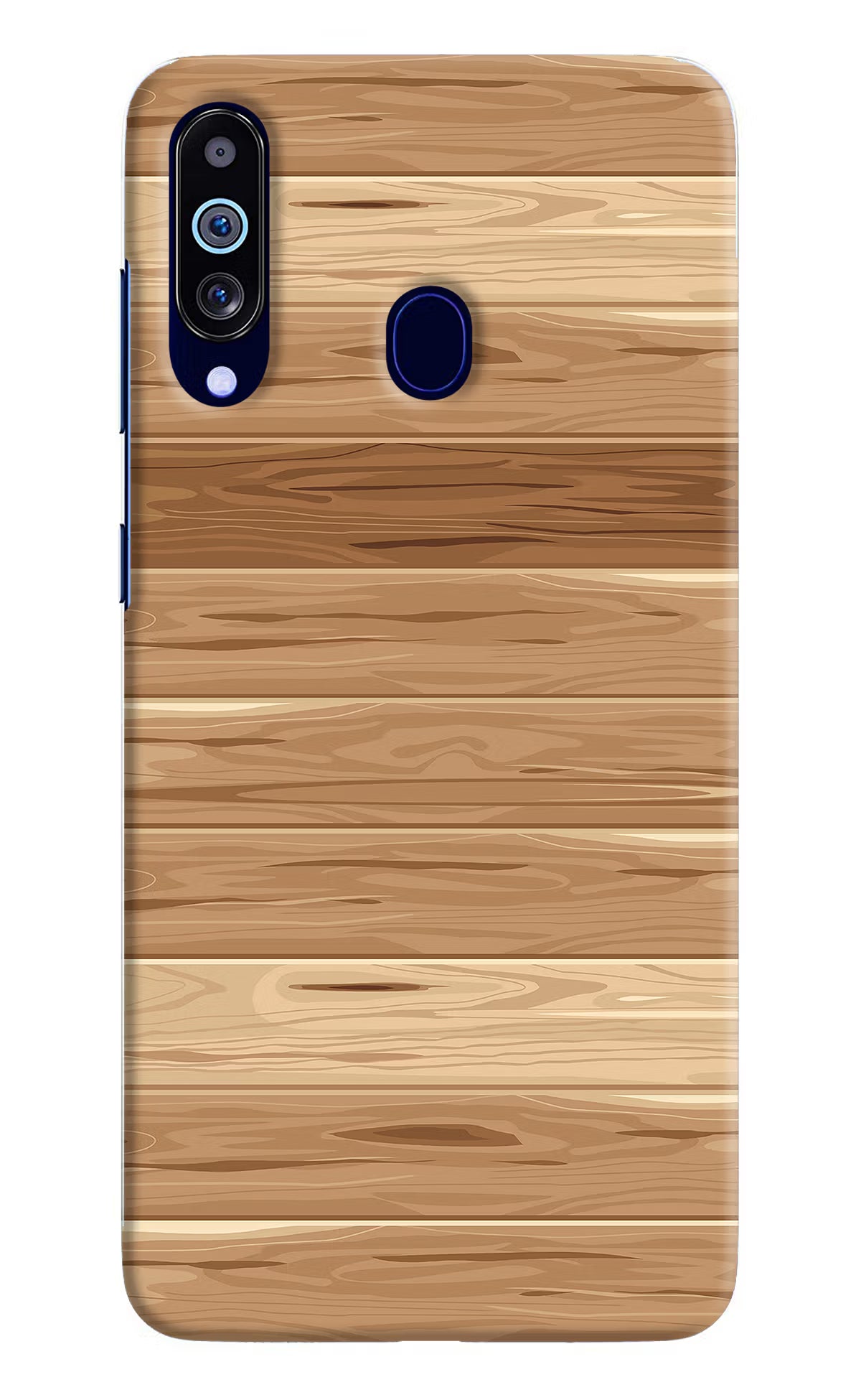 Wooden Vector Samsung M40/A60 Hard Case Back Cover by Casekaro