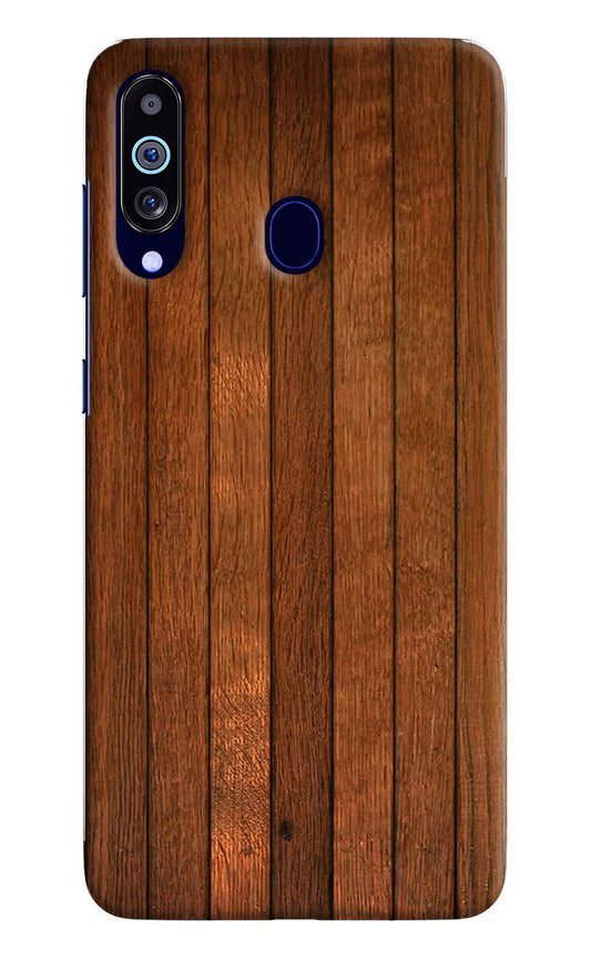 Wooden Artwork Bands Samsung M40/A60 Hard Case Back Cover by Casekaro