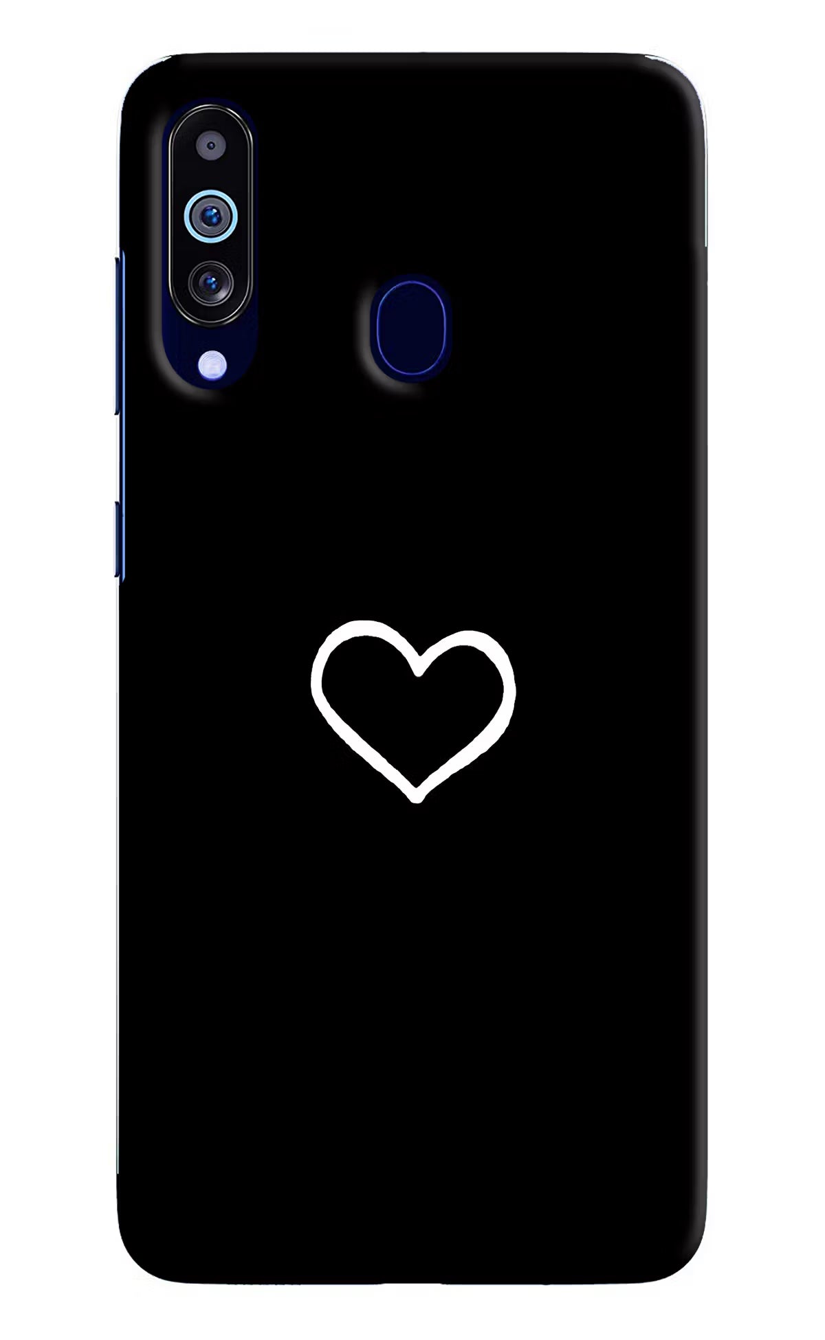 Heart Samsung M40/A60 Hard Case Back Cover by Casekaro