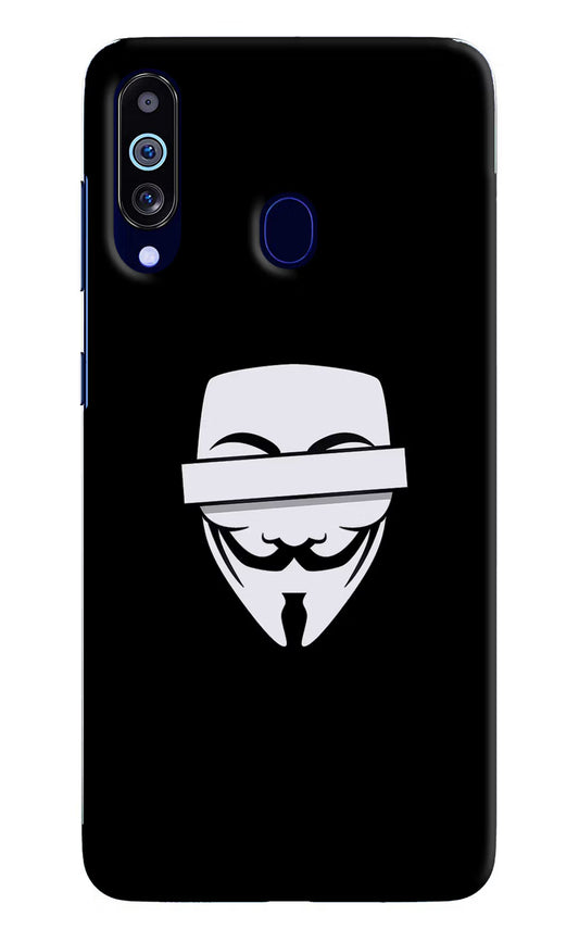 Anonymous Face Samsung M40/A60 Hard Case Back Cover by Casekaro