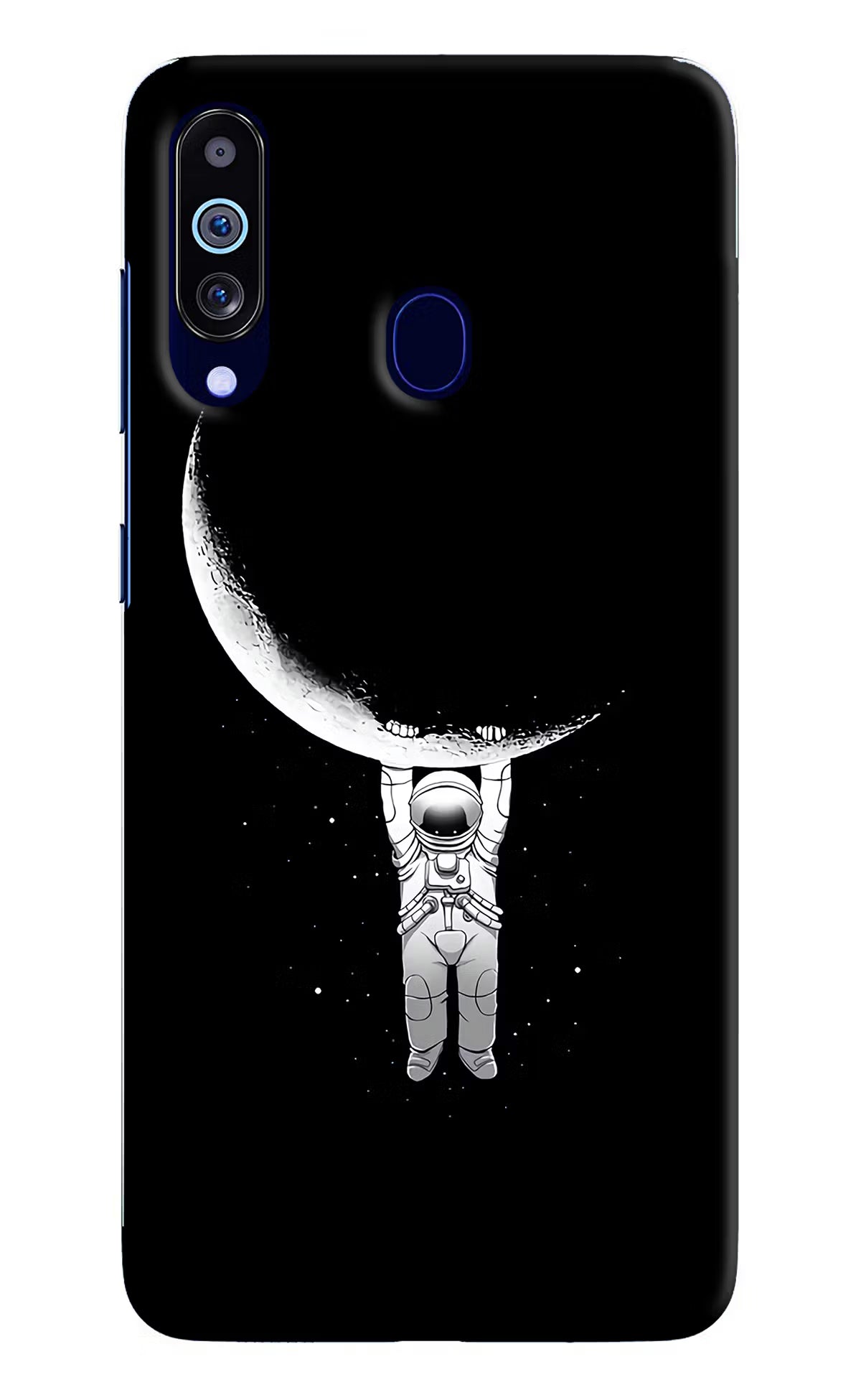 Moon Space Samsung M40/A60 Hard Case Back Cover by Casekaro