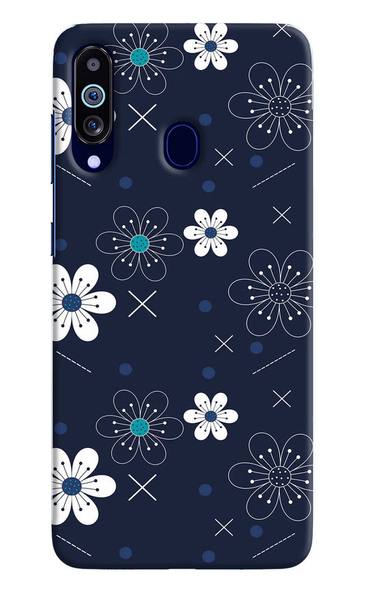 Flowers Samsung M40/A60 Hard Case Back Cover by Casekaro