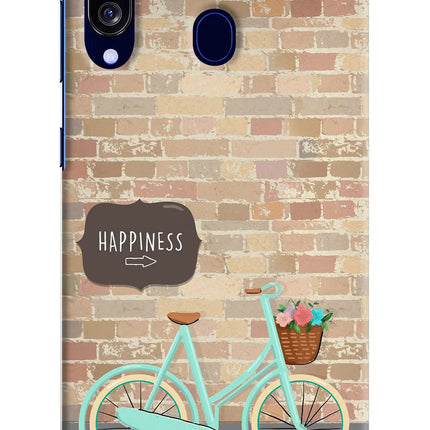 Happiness Artwork Samsung M40/A60 Hard Case Back Cover by Casekaro