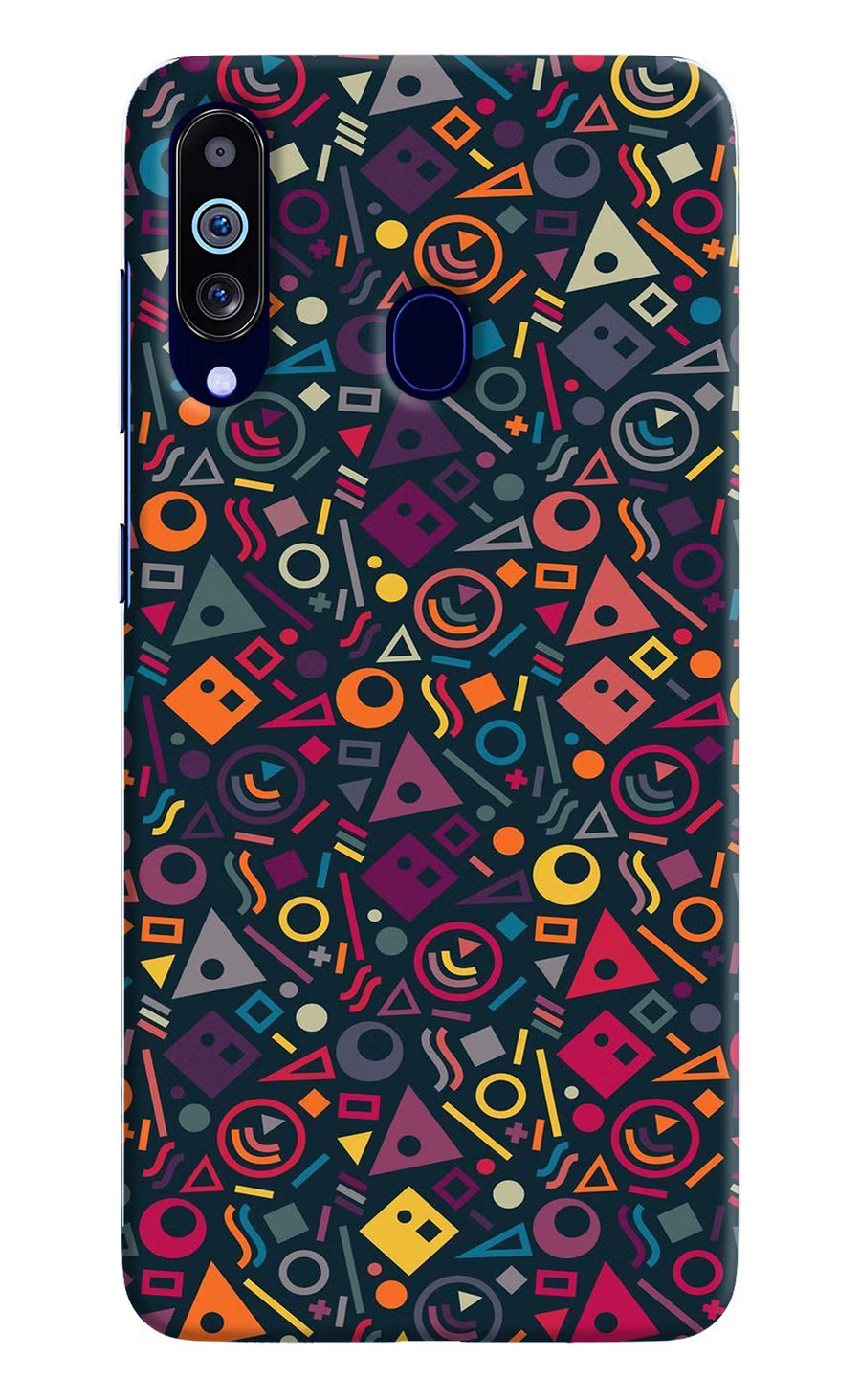 Geometric Abstract Samsung M40/A60 Back Cover, Hard case