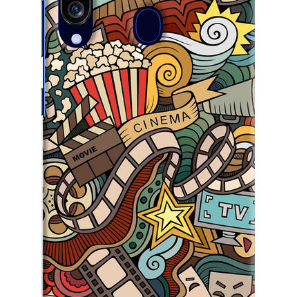 Cinema Abstract Samsung M40/A60 Hard Case Back Cover by Casekaro