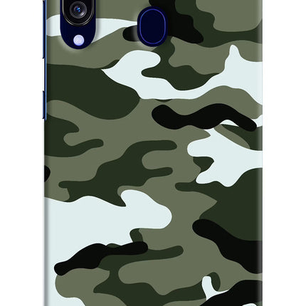 Camouflage Samsung M40/A60 Hard Case Back Cover by Casekaro