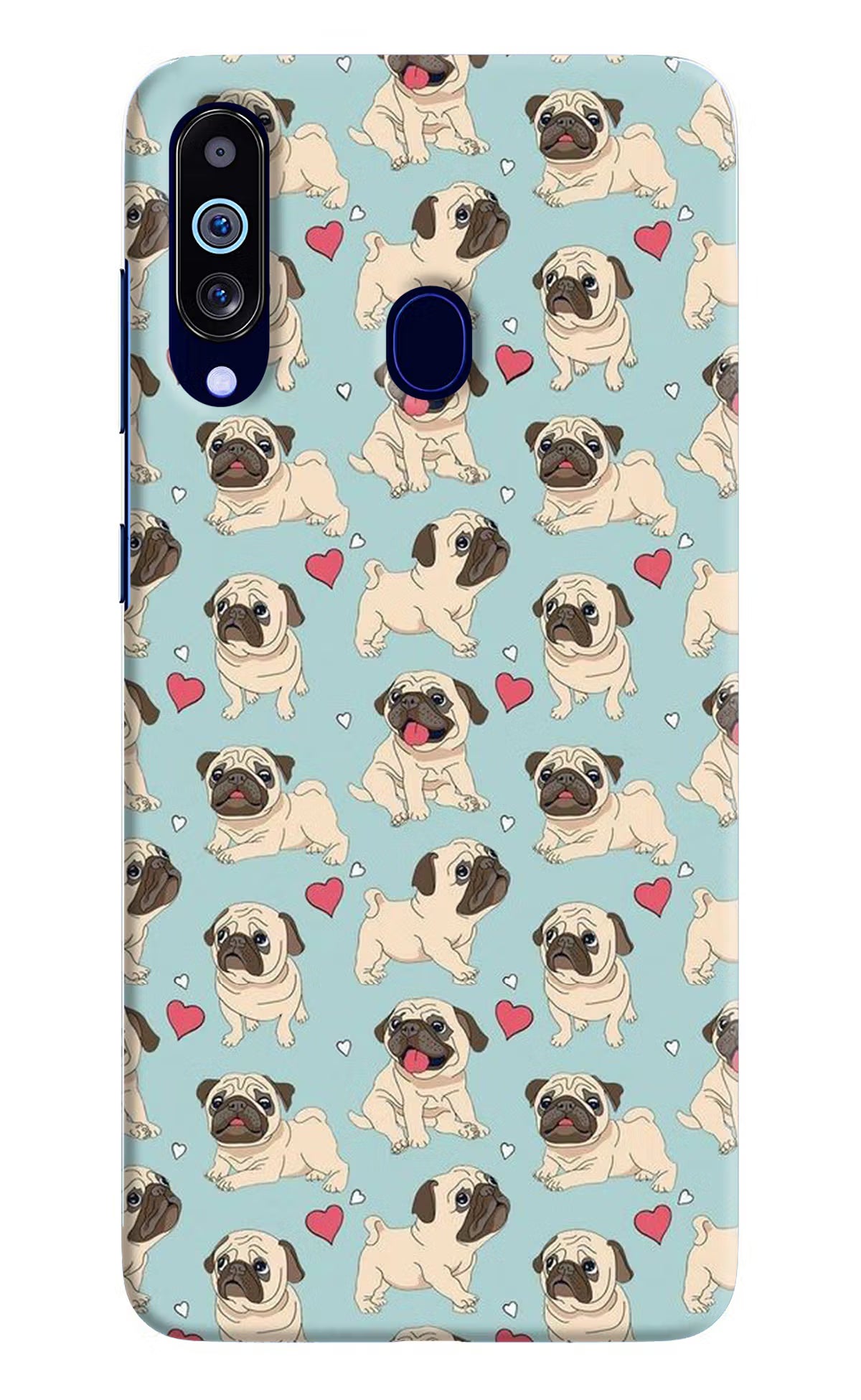 Pug Dog Samsung M40/A60 Hard Case Back Cover by Casekaro