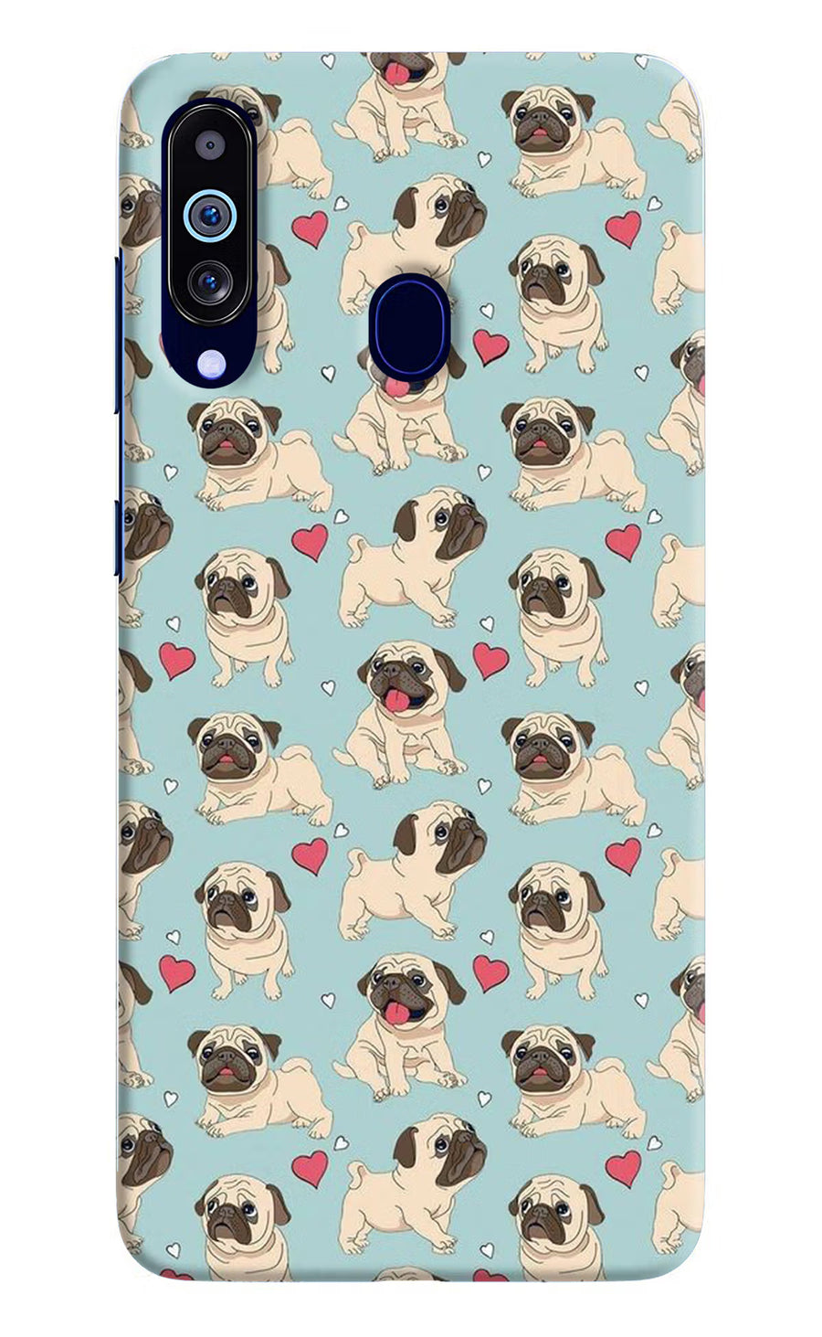 Pug Dog Samsung M40/A60 Back Cover, Hard case