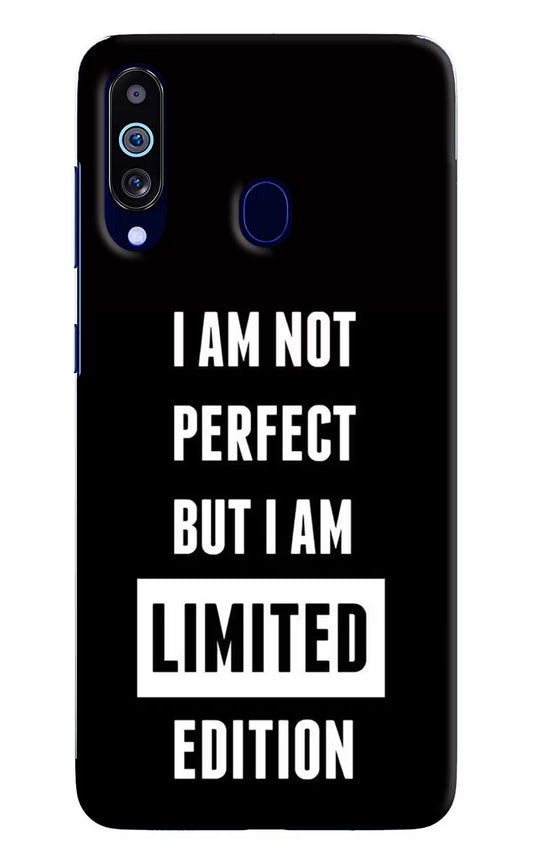 I Am Not Perfect But I Am Limited Edition Samsung M40/A60 Hard Case Back Cover by Casekaro