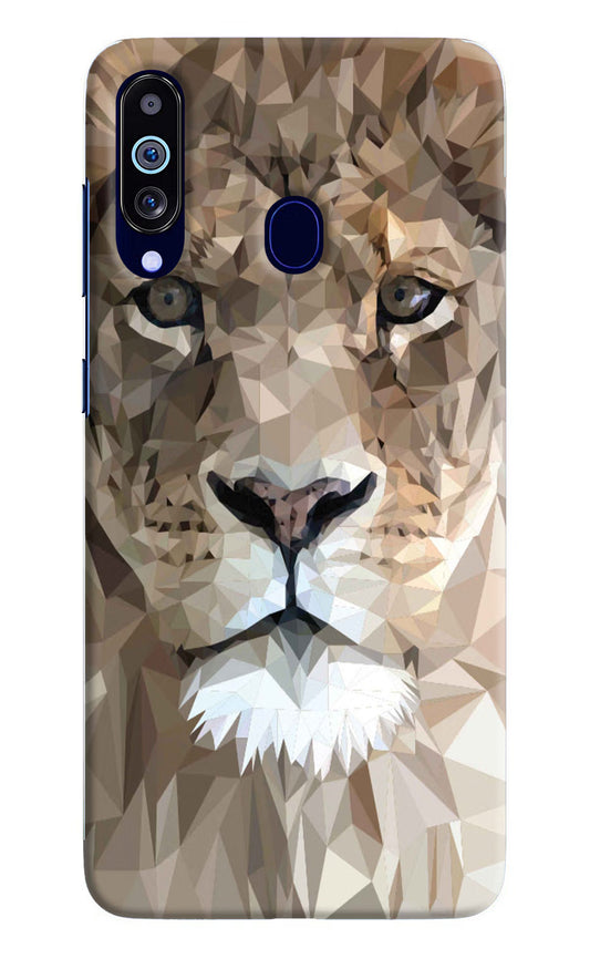 Lion Art Samsung M40/A60 Hard Case Back Cover by Casekaro