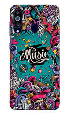 Music Graffiti Samsung M40/A60 Hard Case Back Cover by Casekaro