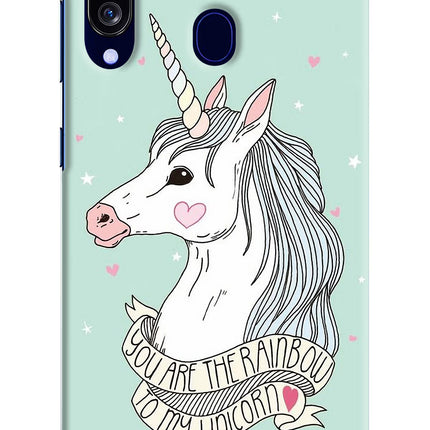 Unicorn Wallpaper Samsung M40/A60 Hard Case Back Cover by Casekaro