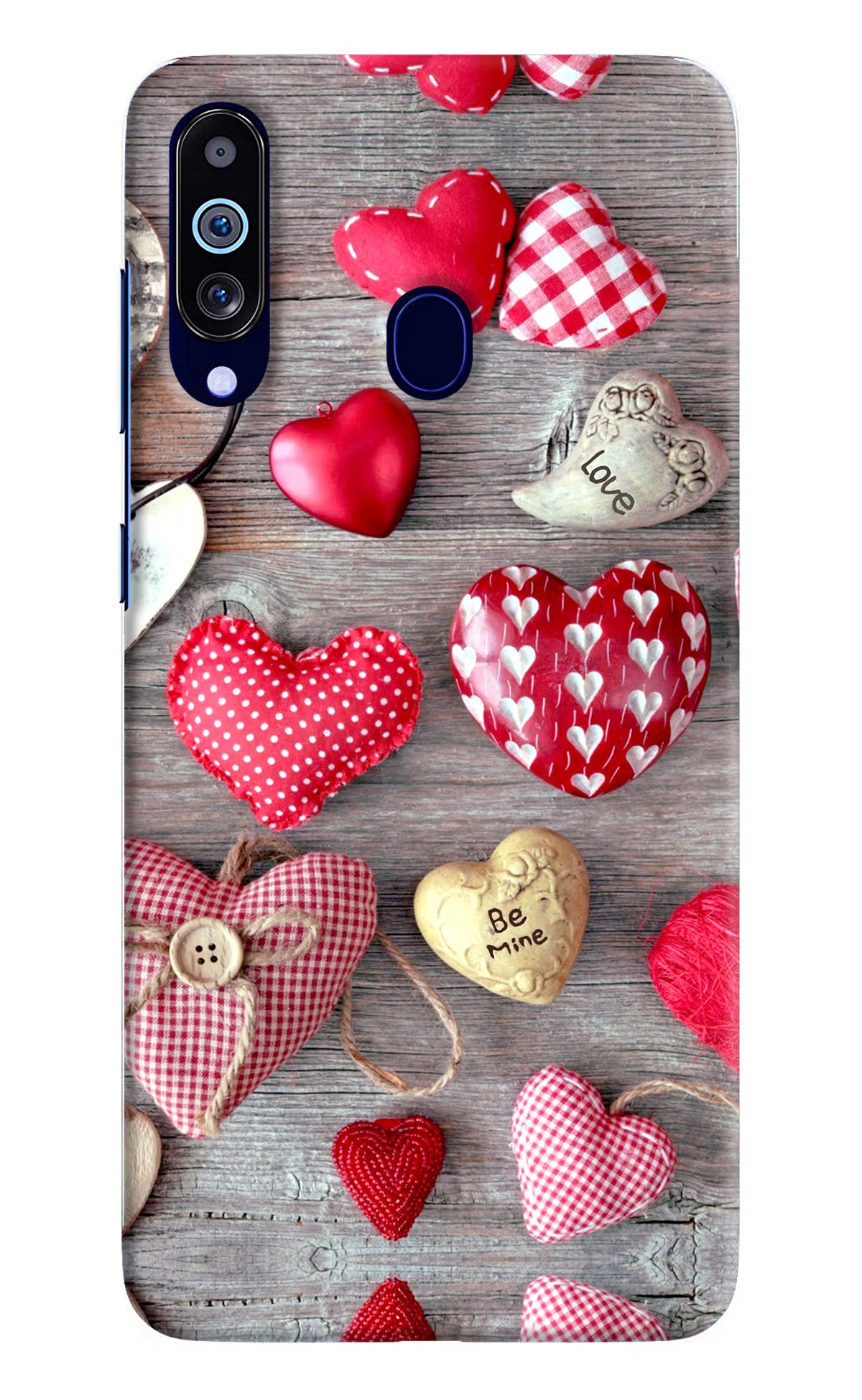 Love Wallpaper Samsung M40/A60 Hard Case Back Cover by Casekaro