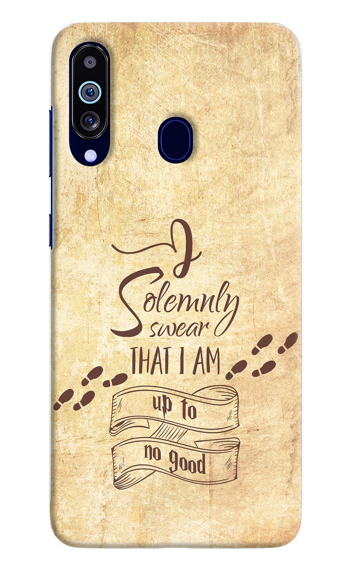 I Solemnly swear that i up to no good Samsung M40/A60 Hard Case Back Cover by Casekaro