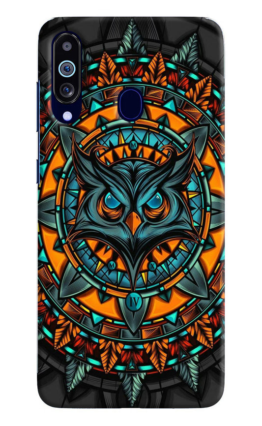 Angry Owl Art Samsung M40/A60 Hard Case Back Cover by Casekaro