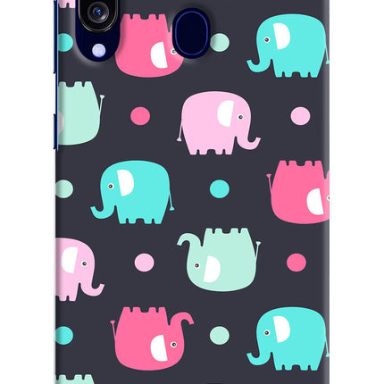 Elephants Samsung M40/A60 Hard Case Back Cover by Casekaro