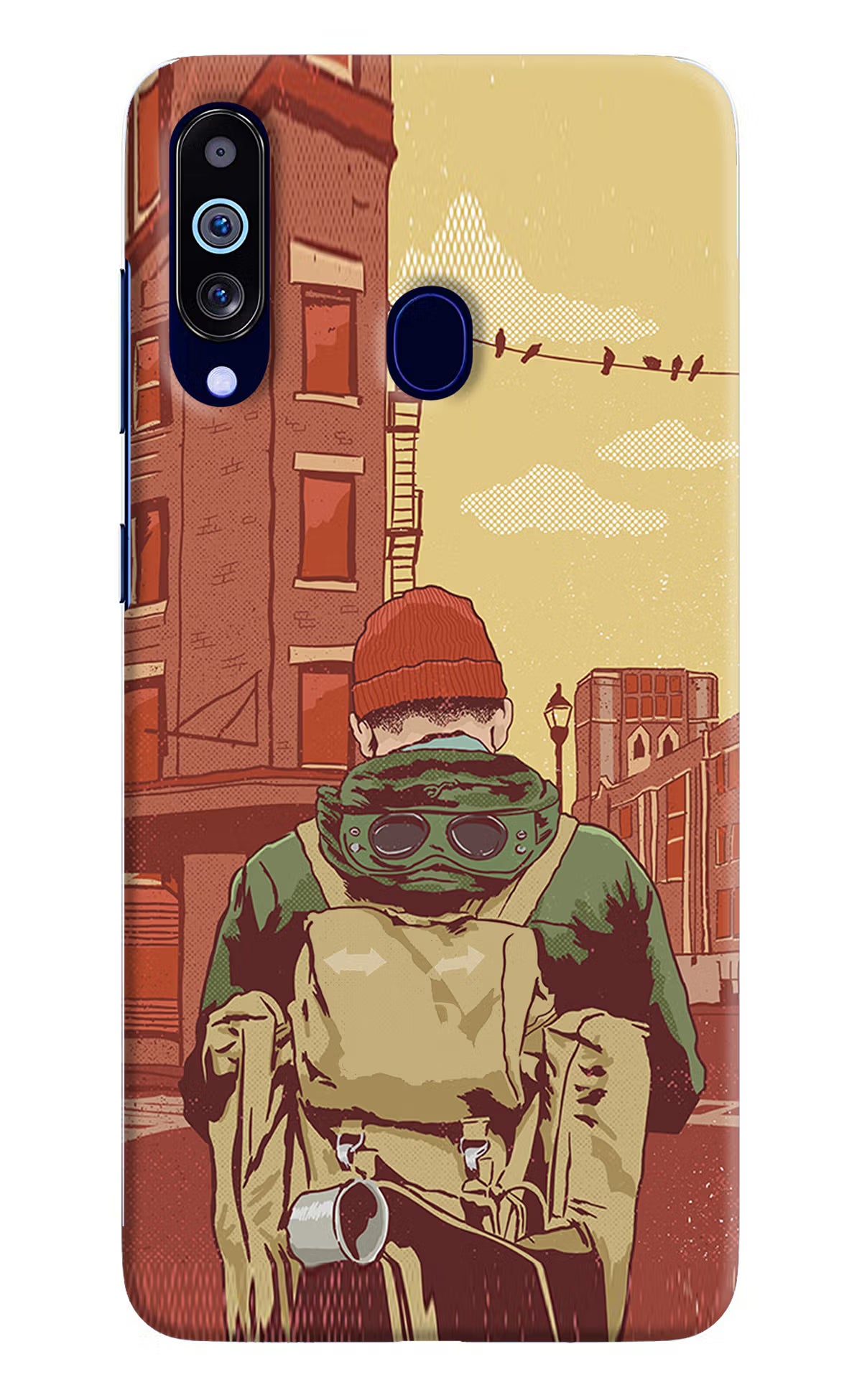 Adventurous Samsung M40/A60 Hard Case Back Cover by Casekaro