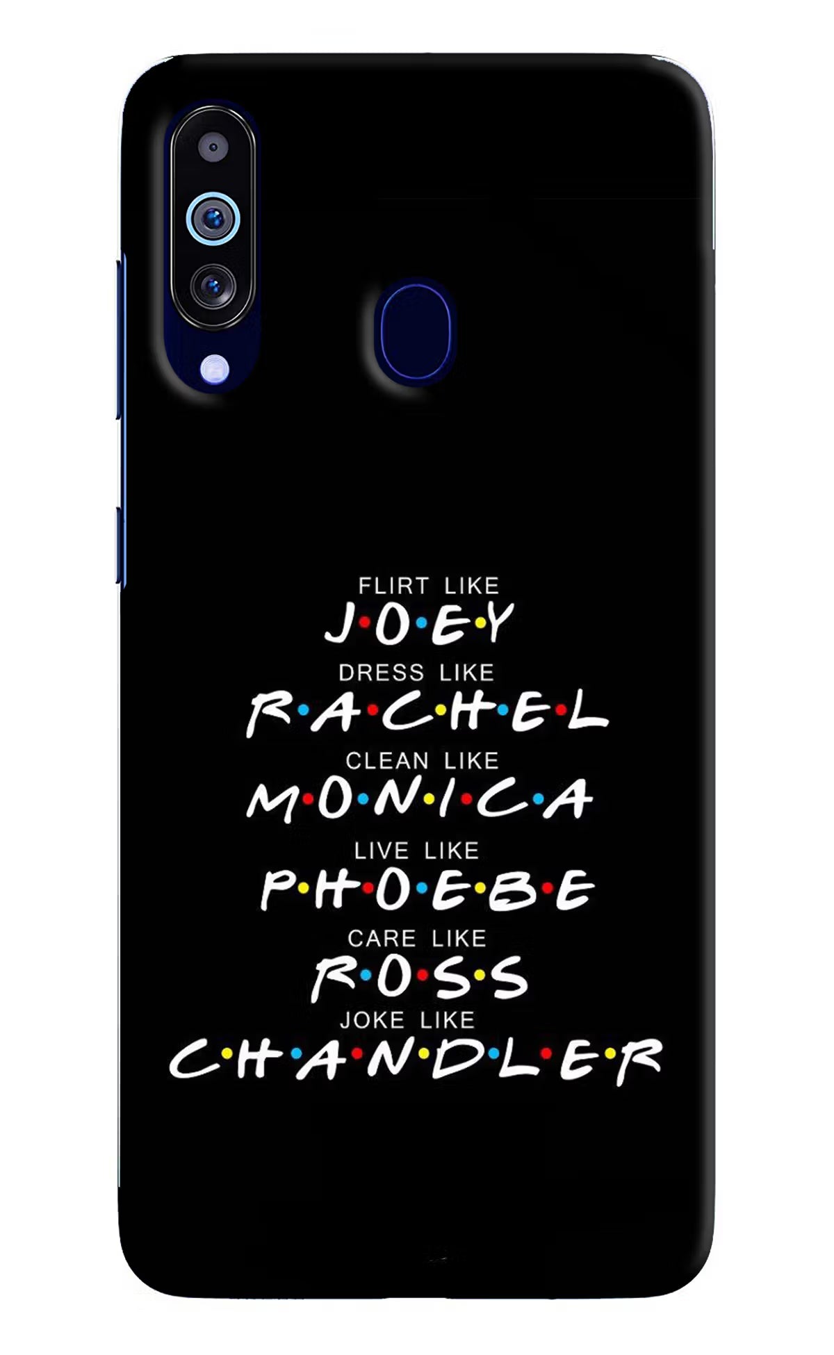 FRIENDS Character Samsung M40/A60 Hard Case Back Cover by Casekaro