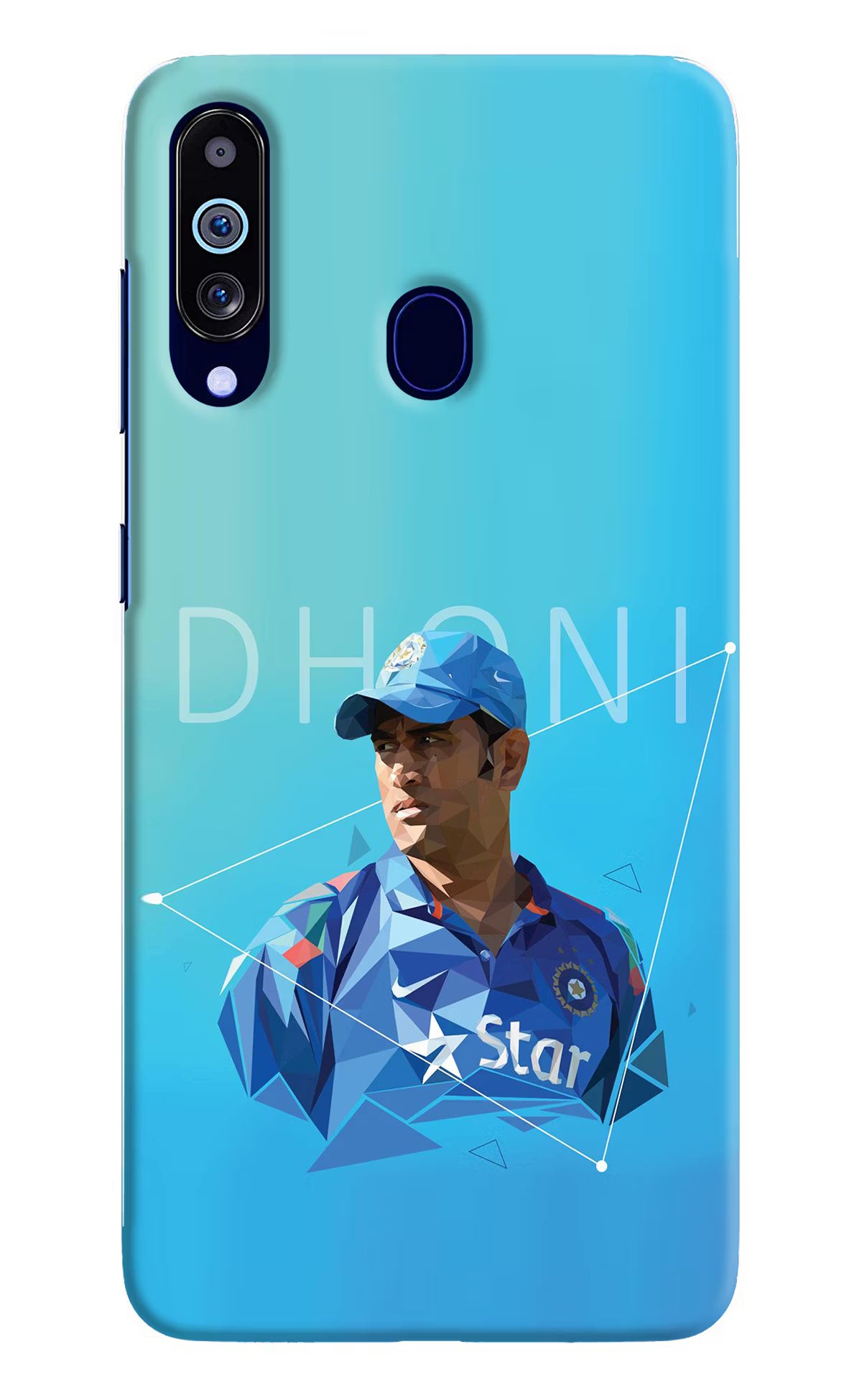 Dhoni Artwork Samsung M40/A60 Hard Case Back Cover by Casekaro