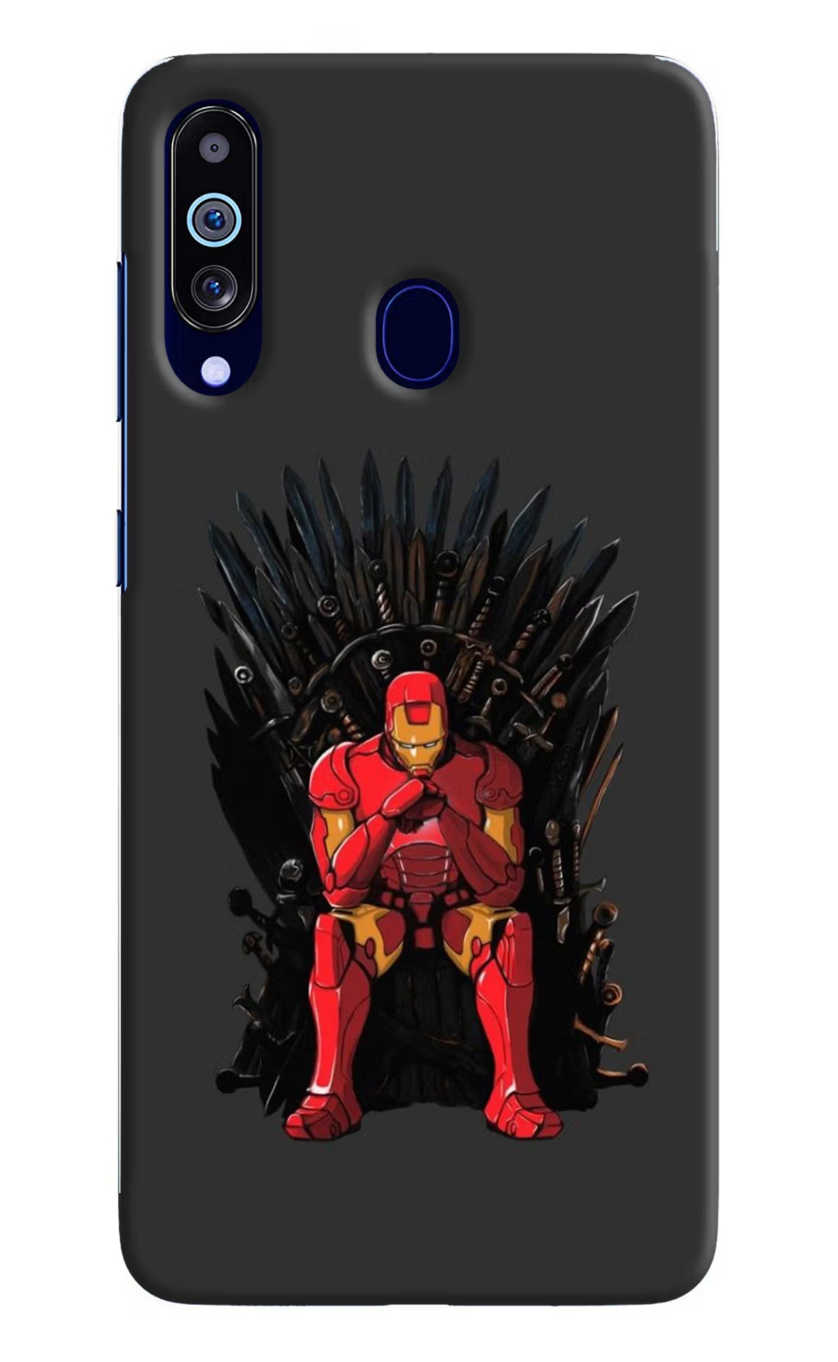 Ironman Throne Samsung M40/A60 Hard Case Back Cover by Casekaro