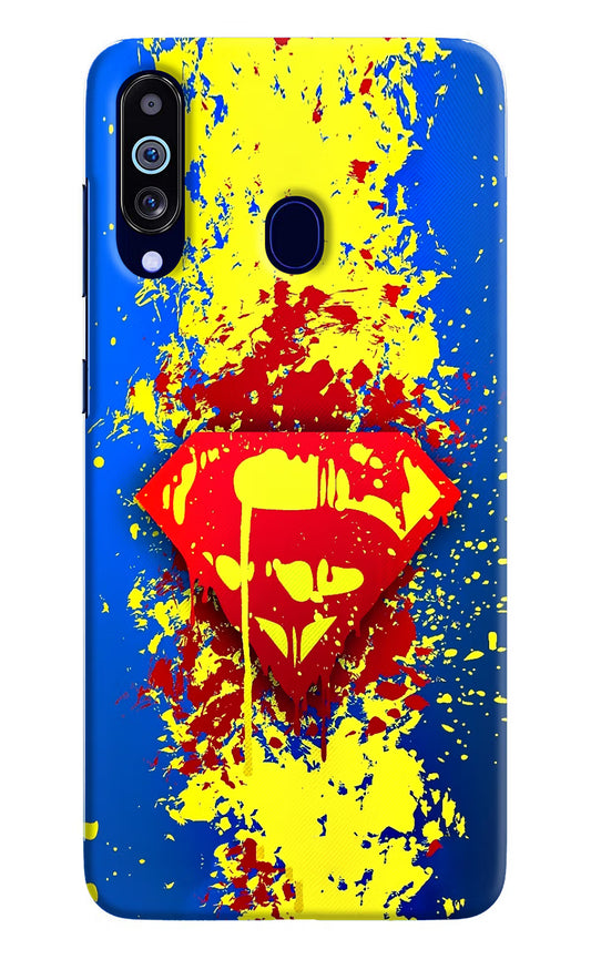 Superman logo Samsung M40/A60 Hard Case Back Cover by Casekaro