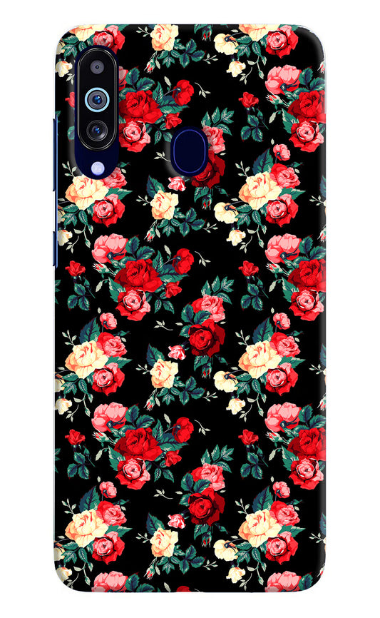 Rose Pattern Samsung M40/A60 Hard Case Back Cover by Casekaro