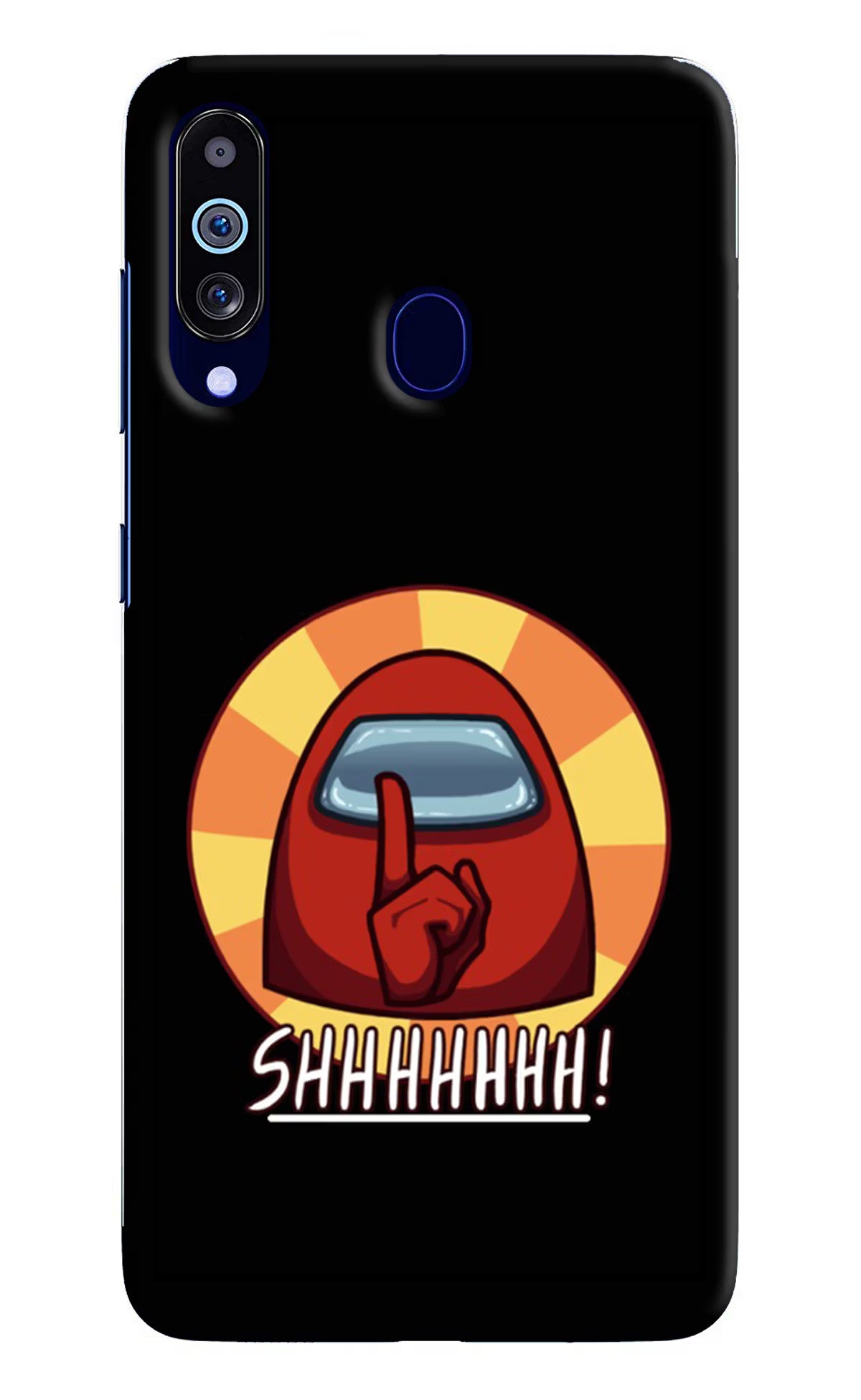 Among Us Shhh! Samsung M40/A60 Hard Case Back Cover by Casekaro