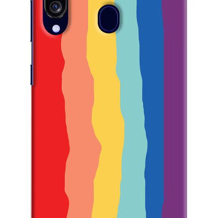 Rainbow Samsung M40/A60 Hard Case Back Cover by Casekaro