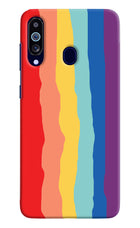 Rainbow Samsung M40/A60 Hard Case Back Cover by Casekaro