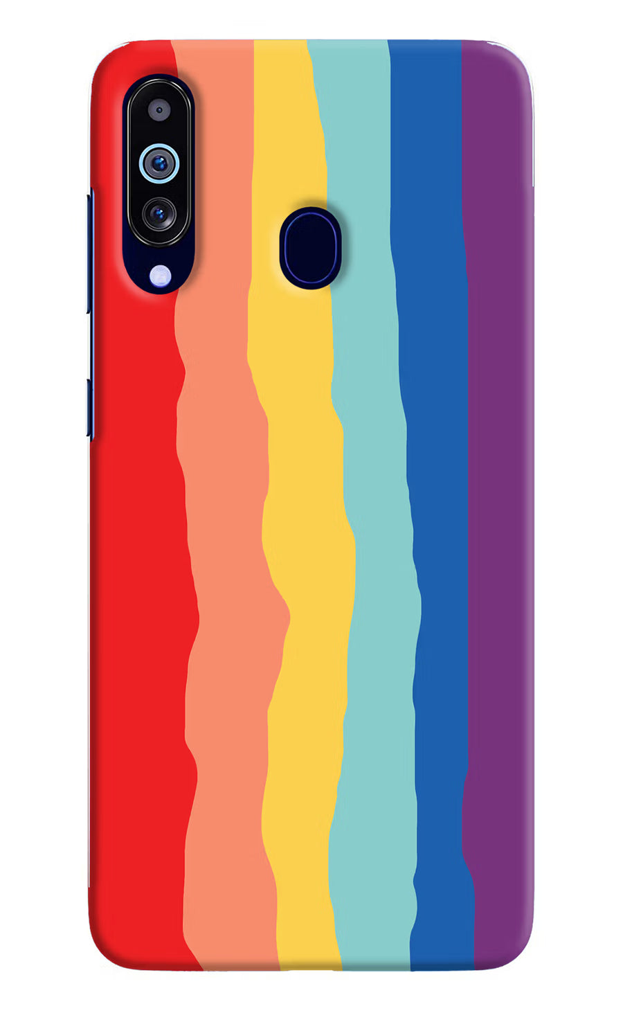 Rainbow Samsung M40/A60 Back Cover, Hard case
