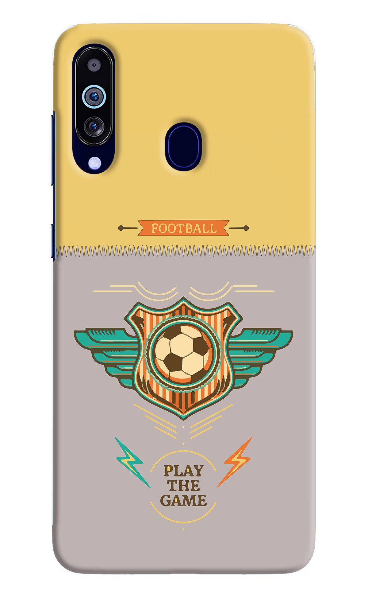 Football Samsung M40/A60 Hard Case Back Cover by Casekaro
