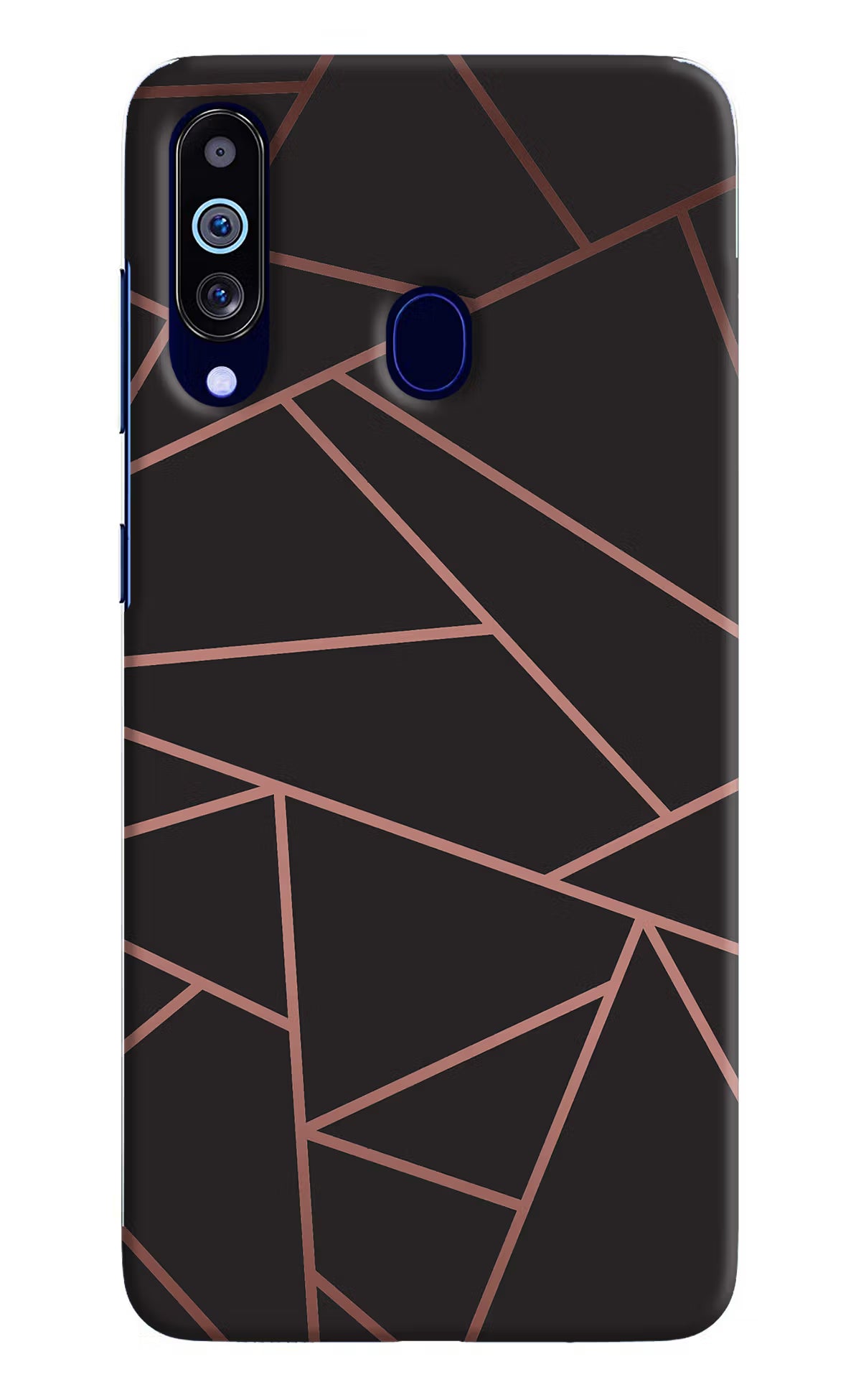Geometric Pattern Samsung M40/A60 Hard Case Back Cover by Casekaro