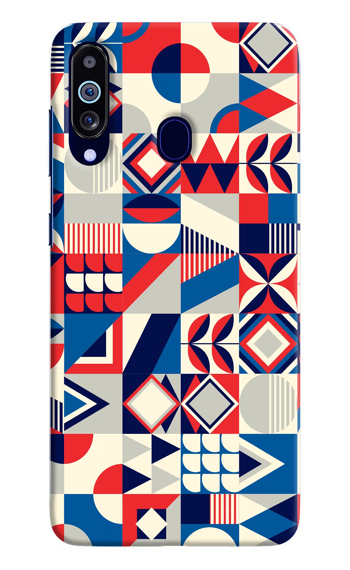 Colorful Pattern Samsung M40/A60 Hard Case Back Cover by Casekaro