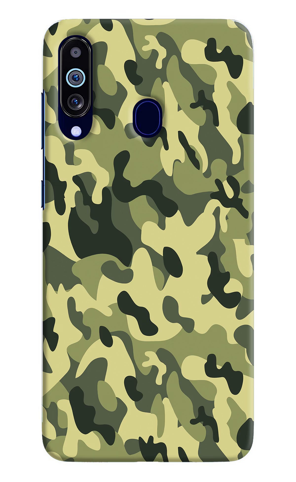Camouflage Samsung M40/A60 Hard Case Back Cover by Casekaro