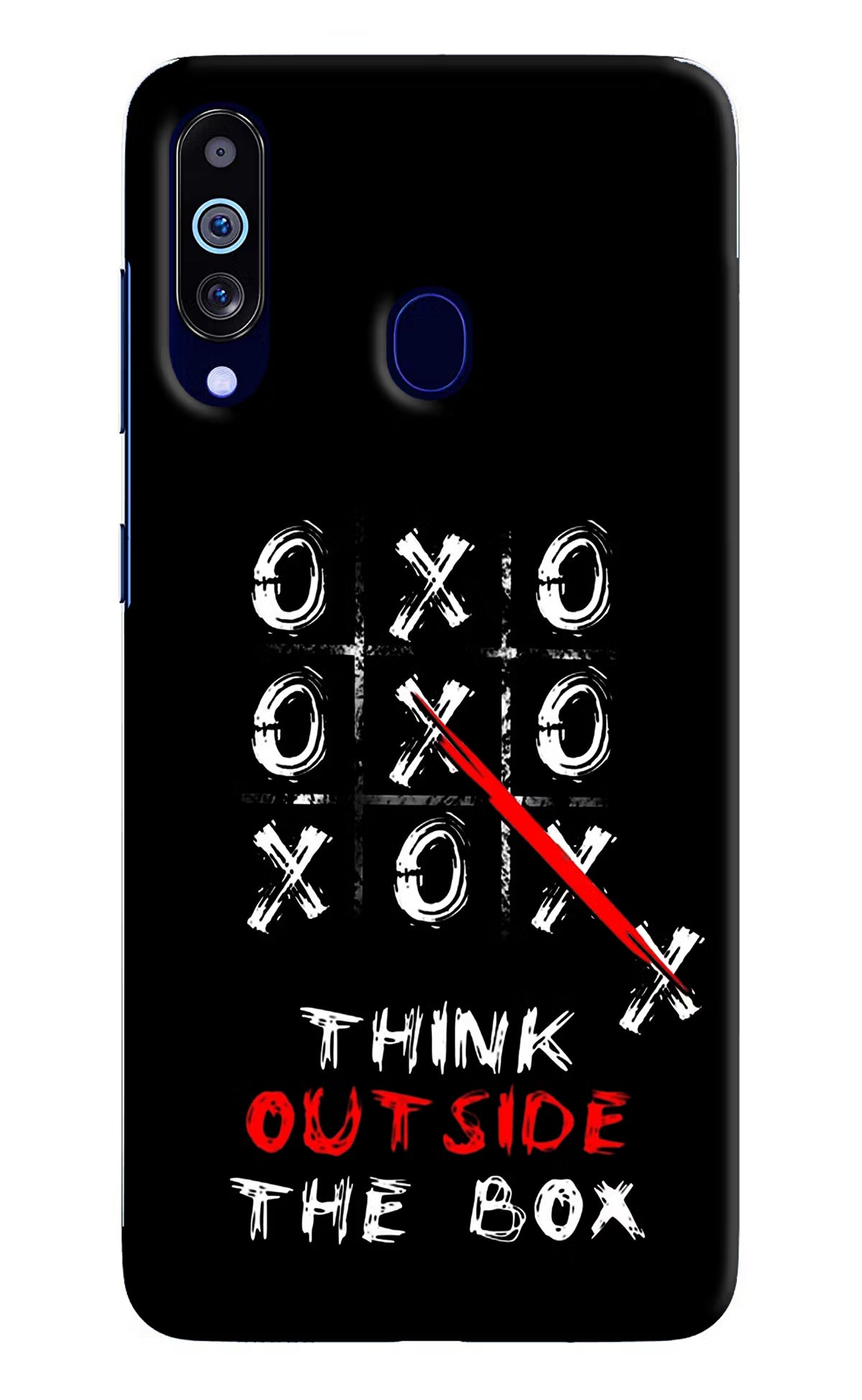 Think out of the BOX Samsung M40/A60 Hard Case Back Cover by Casekaro