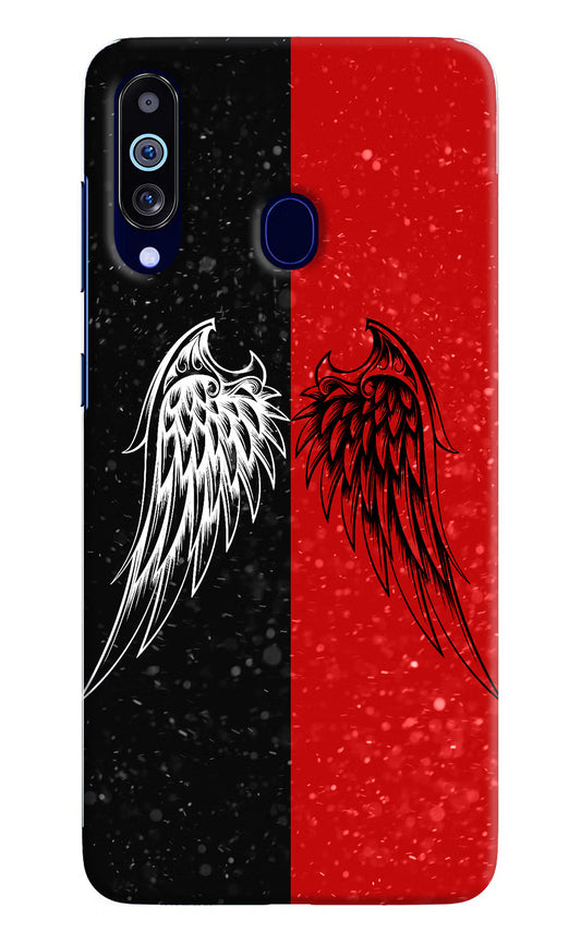 Wings Samsung M40/A60 Hard Case Back Cover by Casekaro